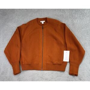 NWT ATHLETA Sequoia High Neck Sweater Women's Size XLarge Orange